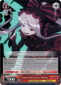 Crimson Red Tyrant, Shalltear - Nazarick: Tomb of the Undead - Weiss Schwarz card