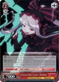 Crimson Red Tyrant, Shalltear (RRR) - Nazarick: Tomb of the Undead - Weiss Schwarz card