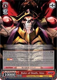Ruler of Death, Ainz - Nazarick: Tomb of the Undead - Weiss Schwarz card
