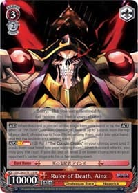 Ruler of Death, Ainz (SR) - Nazarick: Tomb of the Undead - Weiss Schwarz card