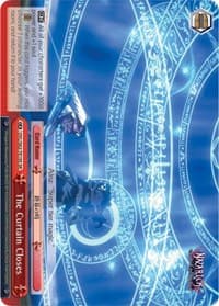 The Curtain Closes (SR) - Nazarick: Tomb of the Undead - Weiss Schwarz card