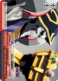 Staff of Ainz Ooal Gown - Nazarick: Tomb of the Undead - Weiss Schwarz card