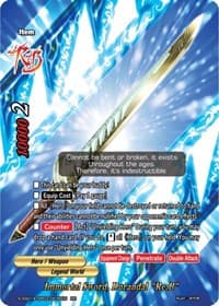 Immortal Sword, Durandal "Re:B" - Buddy Ragnarok - Future Card BuddyFight card