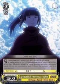 Beautiful Princess, Nabe - Nazarick: Tomb of the Undead - Weiss Schwarz card