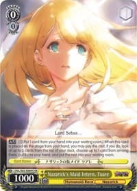 Nazarick's Maid Intern, Tuare (SR) - Nazarick: Tomb of the Undead - Weiss Schwarz card