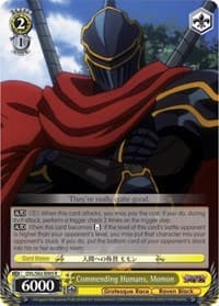 Commending Humans, Momon - Nazarick: Tomb of the Undead - Weiss Schwarz card