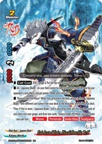 Blade Beast of Blinder, Mikazuki Munechika "Re:B" - Buddy Ragnarok - Future Card BuddyFight card