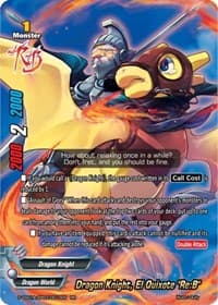 Dragon Knight, El Quixote "Re:B" - Buddy Ragnarok - Future Card BuddyFight card