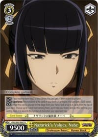 Nazarick's Values, Nabe - Nazarick: Tomb of the Undead - Weiss Schwarz card