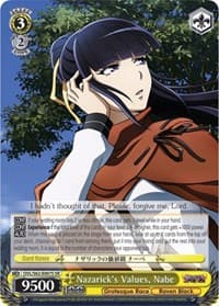 Nazarick's Values, Nabe (SR) - Nazarick: Tomb of the Undead - Weiss Schwarz card
