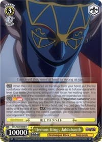 Demon King, Jaldabaoth - Nazarick: Tomb of the Undead - Weiss Schwarz card