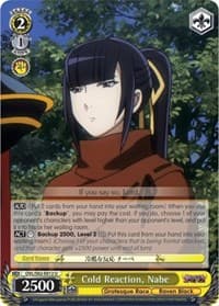 Cold Reaction, Nabe - Nazarick: Tomb of the Undead - Weiss Schwarz card