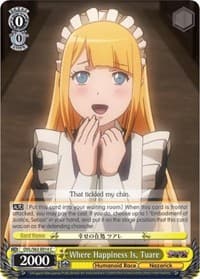 Where Happiness Is, Tuare - Nazarick: Tomb of the Undead - Weiss Schwarz card