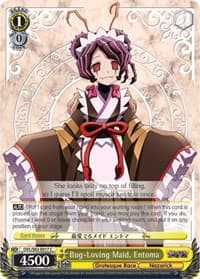 Bug-Loving Maid, Entoma - Nazarick: Tomb of the Undead - Weiss Schwarz card