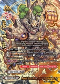 "Demonic Rock Mech Trooper" Dra-gollum "Re:B" - Buddy Ragnarok - Future Card BuddyFight card