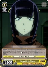 Stupefied, Nabe - Nazarick: Tomb of the Undead - Weiss Schwarz card