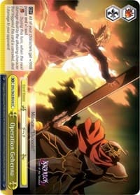Operation Gehenna - Nazarick: Tomb of the Undead - Weiss Schwarz card