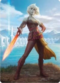 Nahiri, Heir of the Ancients Art Card (3/81) - Art Series: Zendikar Rising - Magic: The Gathering card