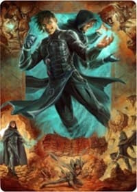 Jace, Mirror Mage Art Card (2/81) - Art Series: Zendikar Rising - Magic: The Gathering card