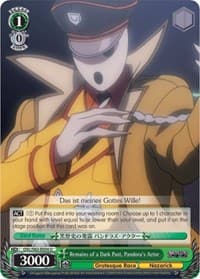 Remains of a Dark Past, Pandora's Actor - Nazarick: Tomb of the Undead - Weiss Schwarz card