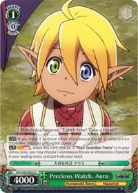 Precious Watch, Aura - Nazarick: Tomb of the Undead - Weiss Schwarz card