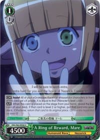 A Ring of Reward, Mare - Nazarick: Tomb of the Undead - Weiss Schwarz card