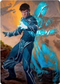 Jace, Mirror Mage Art Card (1/81) - Art Series: Zendikar Rising - Magic: The Gathering card