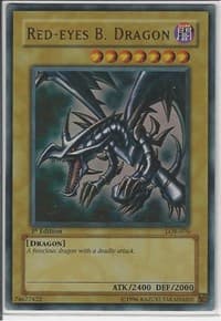 Red-Eyes B. Dragon - The Legend of Blue Eyes White Dragon - YuGiOh card