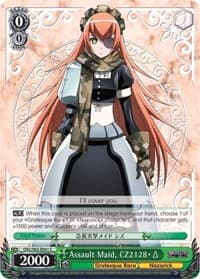 Assault Maid, CZ2128 Delta - Nazarick: Tomb of the Undead - Weiss Schwarz card