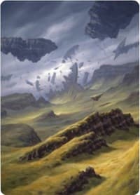 Plains Art Card (9/81) - Art Series: Zendikar Rising - Magic: The Gathering card