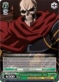 Financial Management, Ainz - Nazarick: Tomb of the Undead - Weiss Schwarz card