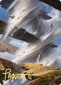 Plains Art Card (8/81) (Gold-Stamped Signature) - Art Series: Zendikar Rising - Magic: The Gathering card