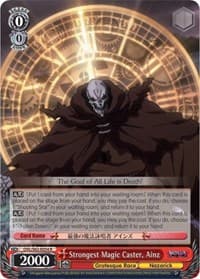 Strongest Magic Caster, Ainz - Nazarick: Tomb of the Undead - Weiss Schwarz card