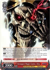 Strongest Magic Caster, Ainz (SR) - Nazarick: Tomb of the Undead - Weiss Schwarz card