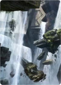 Island Art Card (10/81) - Art Series: Zendikar Rising - Magic: The Gathering card