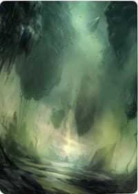 Swamp Art Card (13/81) - Art Series: Zendikar Rising - Magic: The Gathering card