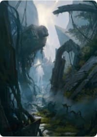 Swamp Art Card (14/81) - Art Series: Zendikar Rising - Magic: The Gathering card