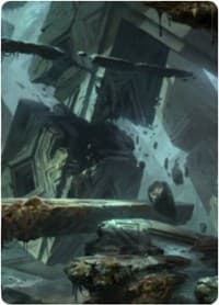 Swamp Art Card (15/81) - Art Series: Zendikar Rising - Magic: The Gathering card