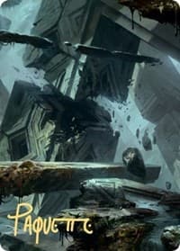 Swamp Art Card (15/81) (Gold-Stamped Signature) - Art Series: Zendikar Rising - Magic: The Gathering card