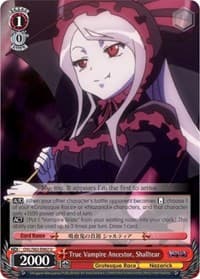 True Vampire Ancestor, Shalltear - Nazarick: Tomb of the Undead - Weiss Schwarz card
