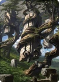 Forest Art Card (20/81) - Art Series: Zendikar Rising - Magic: The Gathering card