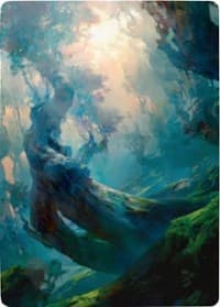 Forest Art Card (21/81) - Art Series: Zendikar Rising - Magic: The Gathering card