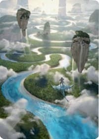 Clearwater Pathway Art Card - Art Series: Zendikar Rising - Magic: The Gathering card
