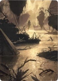Murkwater Pathway Art Card - Art Series: Zendikar Rising - Magic: The Gathering card