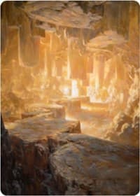 Pillarverge Pathway Art Card - Art Series: Zendikar Rising - Magic: The Gathering card