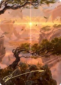 Windswept Heath Art Card (Gold-Stamped Signature) - Art Series: Zendikar Rising - Magic: The Gathering card