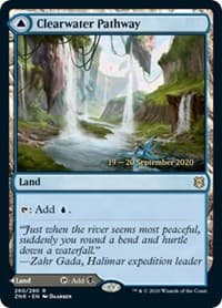 Clearwater Pathway - Prerelease Cards - Magic: The Gathering card
