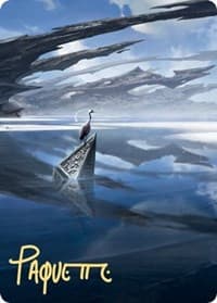 Seachrome Coast Art Card (Gold-Stamped Signature) - Art Series: Zendikar Rising - Magic: The Gathering card