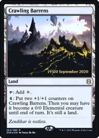 Crawling Barrens - Prerelease Cards - Magic: The Gathering card