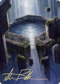 Morphic Pool Art Card (Gold-Stamped Signature) - Art Series: Zendikar Rising - Magic: The Gathering card